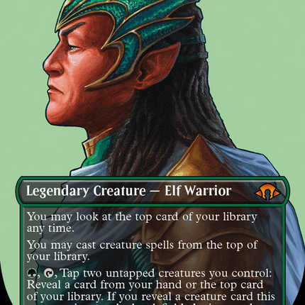 Eladamri, Korvecdal (Borderless) [Modern Horizons 3] Foil