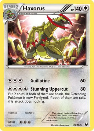 Haxorus - 89/99 [Dark Explorers] Holofoil