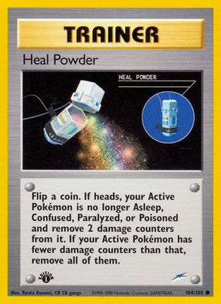 Heal Powder - 104/105 [Neo Destiny] 1st Edition
