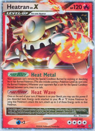 Heatran LV.X - 97/106 [Stormfront] Holofoil
