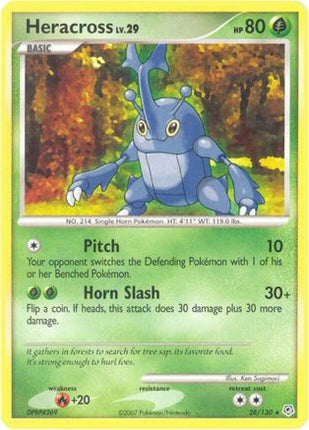 Heracross - 28/130 [Diamond and Pearl] Reverse Holofoil