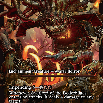 Overlord of the Boilerbilges (Showcase) [Duskmourn: House of Horror] Foil