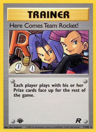 Here Comes Team Rocket! (71) - 71/82 [Team Rocket] 1st Edition