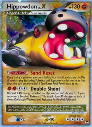 Hippowdon Lv.X - 107/106 [Rising Rivals] Holofoil