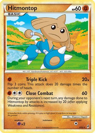 Hitmontop - 8/95 [Call of Legends] Reverse Holofoil