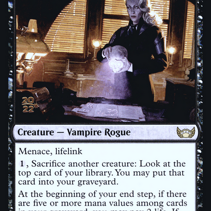 Sanguine Spy [Streets of New Capenna Promos] Prerelease Foil