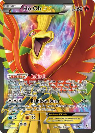 Ho-Oh Ex (119 Full Art) - 119/124 [Dragons Exalted] Holofoil