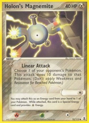Holon's Magnemite - 70/113 [Delta Species] Reverse Holofoil