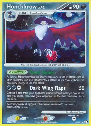 Honchkrow - 10/null [Mysterious Treasures] Holofoil