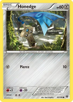 Honedge - 83/106 [XY Base Set] Reverse Holofoil