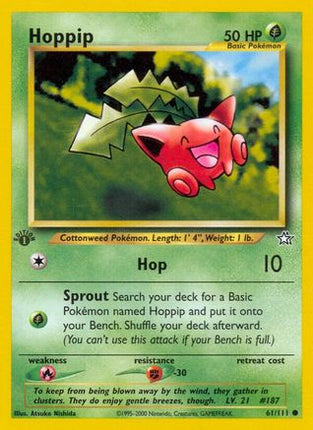 Hoppip - 61/111 [Neo Genesis] 1st Edition