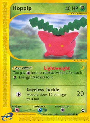 Hoppip - 83/147 [Aquapolis] Reverse Holofoil