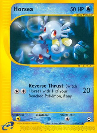 Horsea (85) - 85/147 [Aquapolis] Reverse Holofoil