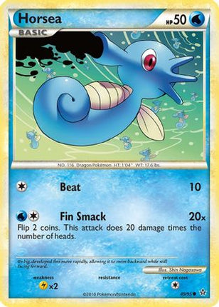Horsea - 49/106 [Unleashed] Reverse Holofoil