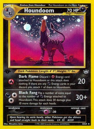 Houndoom - 8/64 [Neo Revelation] 1st Edition Holofoil