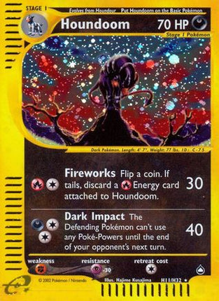 Houndoom (H11) - H11/147 [Aquapolis] Holofoil