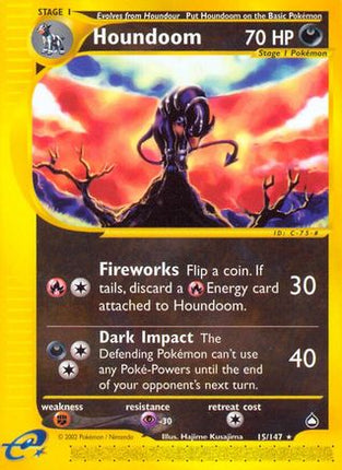 Houndoom (15) - 15/147 [Aquapolis]