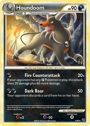 Houndoom - 5/106 [Undaunted] Reverse Holofoil