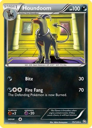 Houndoom - 75/124 [Dragons Exalted] Reverse Holofoil