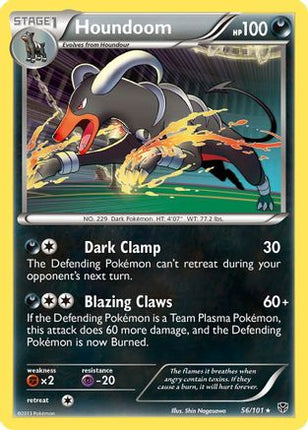 Houndoom - 56/106 [Plasma Blast] Reverse Holofoil