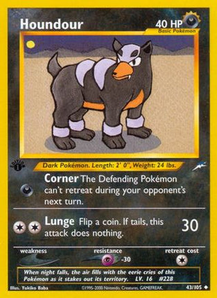 Houndour - 43/105 [Neo Destiny] Unlimited
