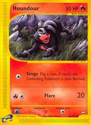 Houndour (86) - 86/147 [Aquapolis]