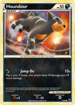 Houndour (54) - 54/106 [Undaunted] Reverse Holofoil