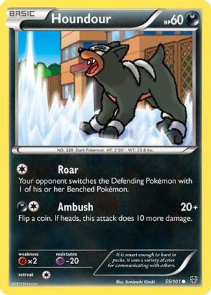 Houndour - 55/106 [Plasma Blast] Reverse Holofoil