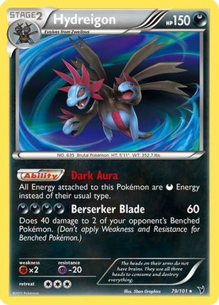Hydreigon - 79/101 [Noble Victories] Reverse Holofoil