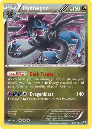 Hydreigon - 99/106 [Legendary Treasures] Reverse Holofoil