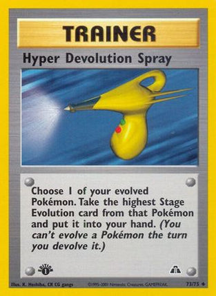 Hyper Devolution Spray - 73/75 [Neo Discovery] 1st Edition