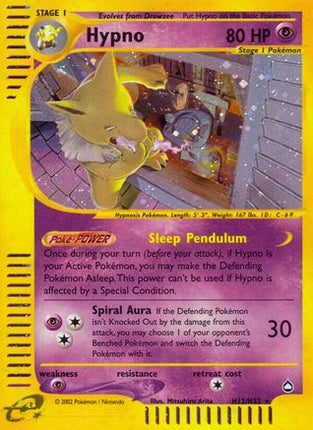 Hypno (H12) - H12/147 [Aquapolis] Holofoil