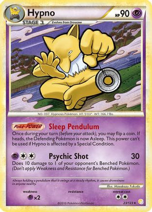 Hypno - 23/106 [HeartGold SoulSilver]