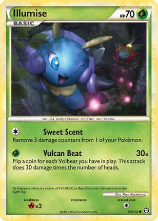 Illumise - 64/106 [Triumphant] Reverse Holofoil