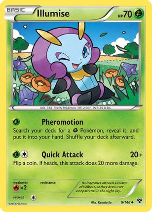 Illumise - 9/106 [XY Base Set] Reverse Holofoil