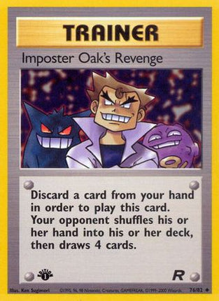 Imposter Oak's Revenge - 76/82 [Team Rocket] Unlimited
