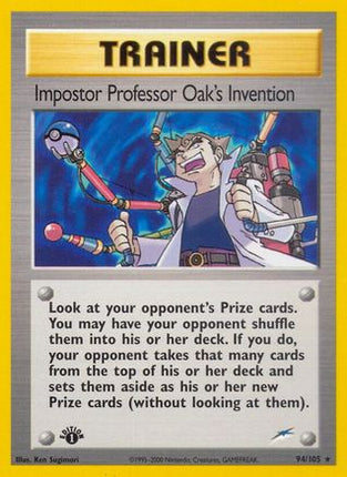 Impostor Professor Oak's Invention - 94/105 [Neo Destiny] Unlimited