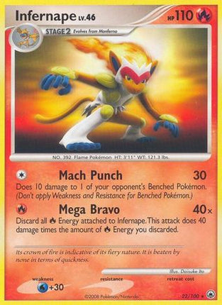 Infernape - 22/106 [Majestic Dawn] Reverse Holofoil