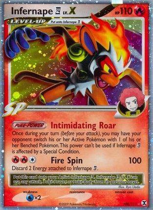 Infernape E4 Lv.X - 108/106 [Rising Rivals] Holofoil