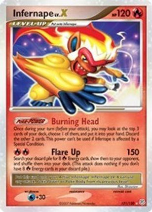 Infernape LV.X - 121/130 [Diamond and Pearl] Holofoil