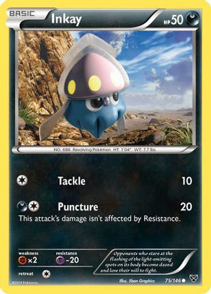 Inkay (75) - 75/106 [XY Base Set] Reverse Holofoil