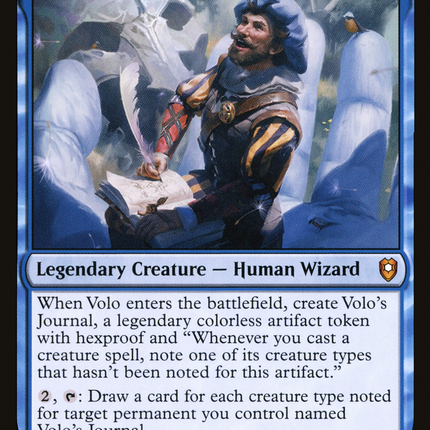Volo, Itinerant Scholar [Commander Legends: Battle for Baldur's Gate]