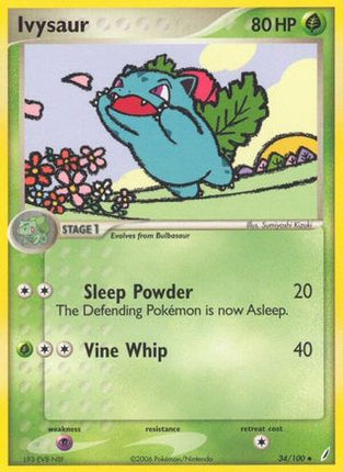 Ivysaur - 034/100 [Crystal Guardians] Reverse Holofoil
