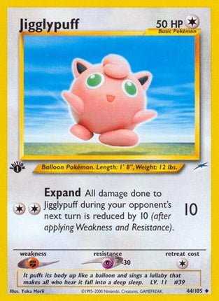 Jigglypuff - 44/105 [Neo Destiny] Unlimited