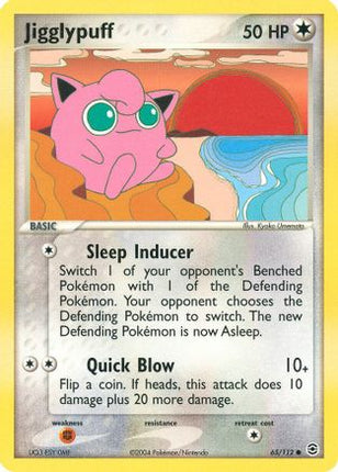 Jigglypuff - 65/112 [FireRed & LeafGreen] Reverse Holofoil