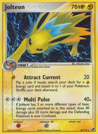 Jolteon - 8/115 [Unseen Forces] Reverse Holofoil