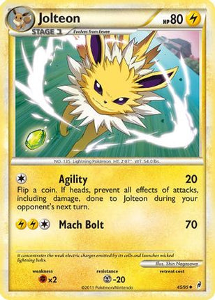 Jolteon - 45/95 [Call of Legends] Reverse Holofoil