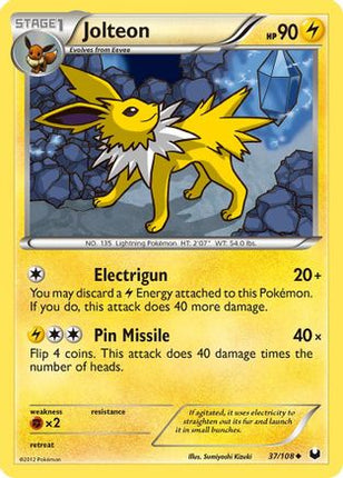 Jolteon - 37/99 [Dark Explorers] Reverse Holofoil