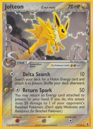 Jolteon (Delta Species) - 7/null [Delta Species] Reverse Holofoil