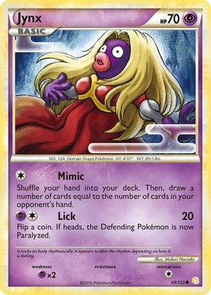 Jynx - 69/106 [HeartGold SoulSilver] Reverse Holofoil